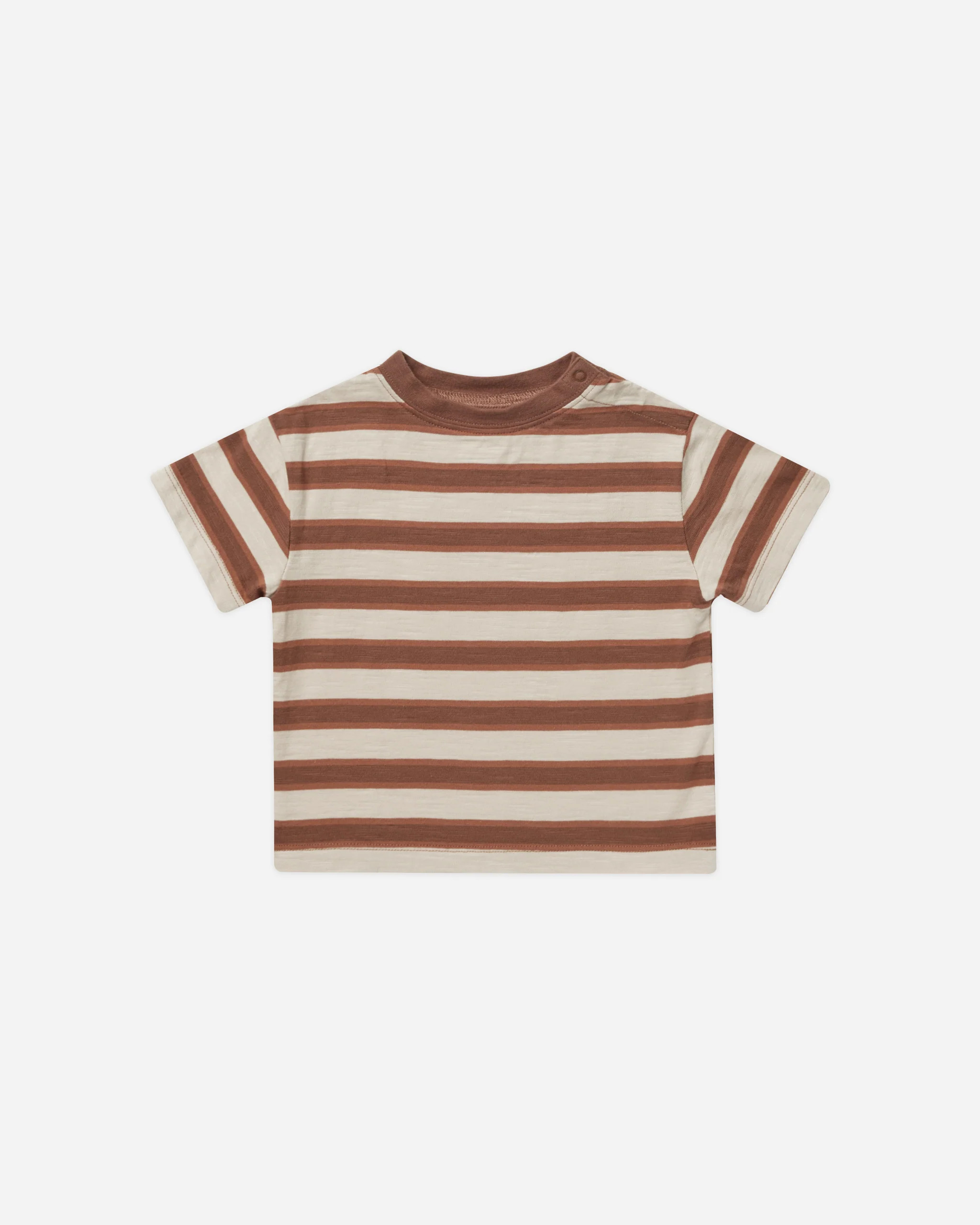 Relaxed Tee || Cedar Stripe | Rylee + Cru