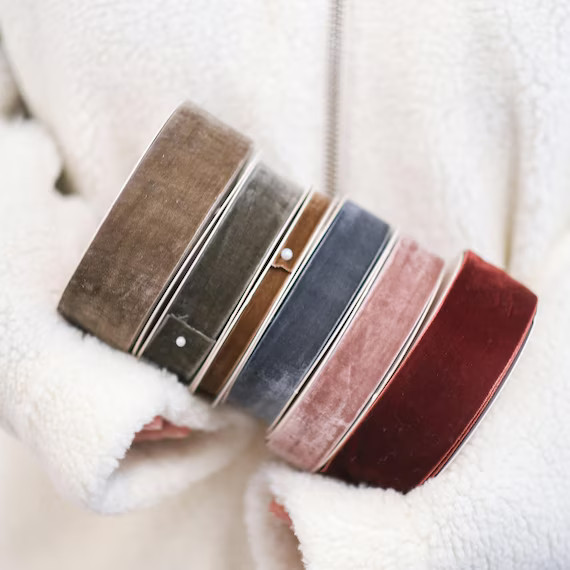 10 Yards Velvet Ribbon | Etsy (US)