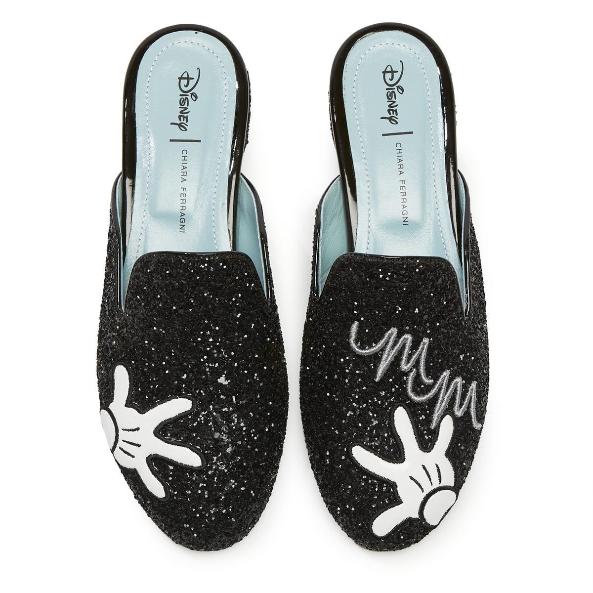 Minnie Mouse Glove Mules for Women by Chiara Ferragni - Silver | Disney Store