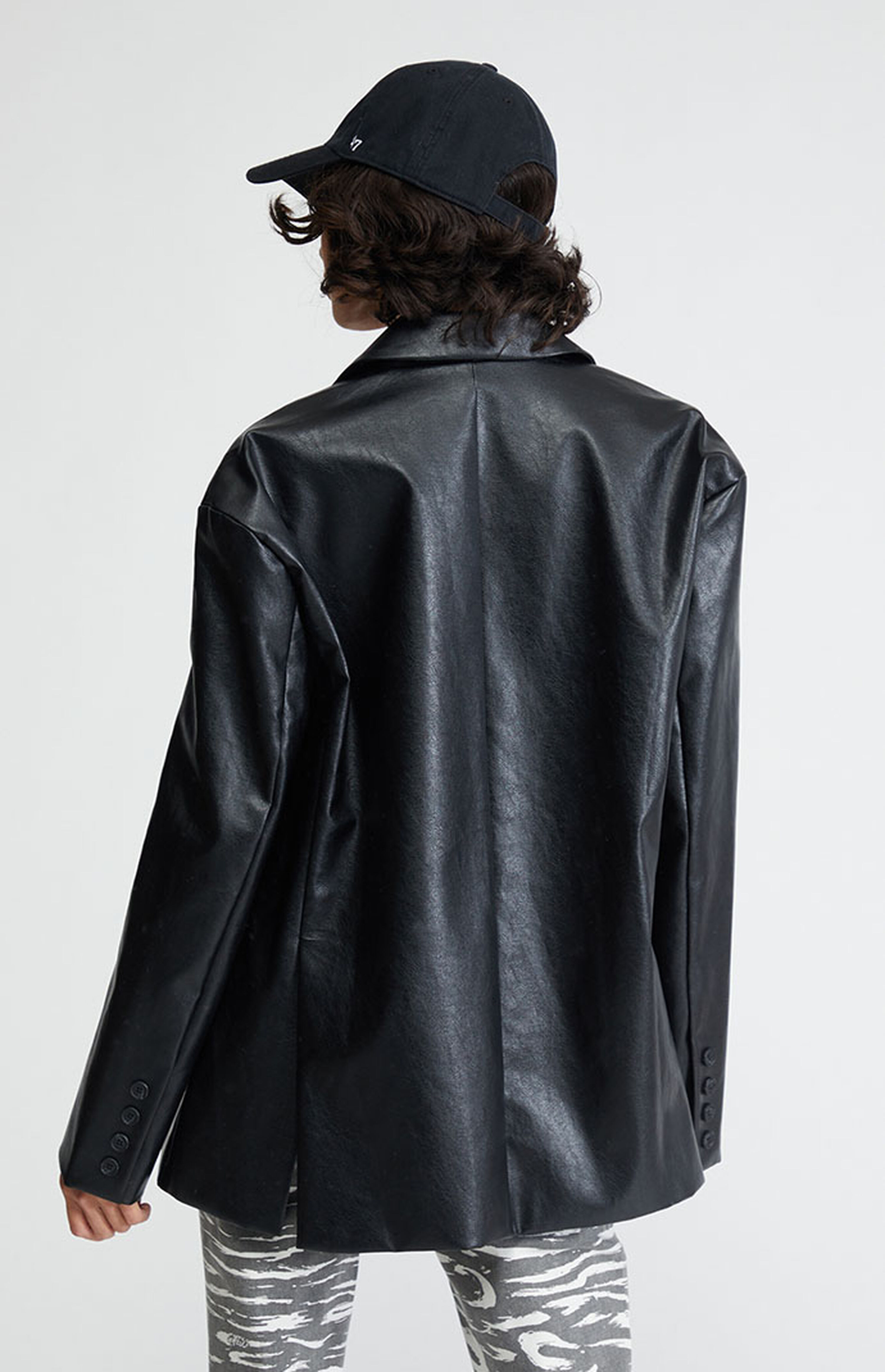 LA Hearts Faux Leather Oversized Blazer | PacSun | PacSun