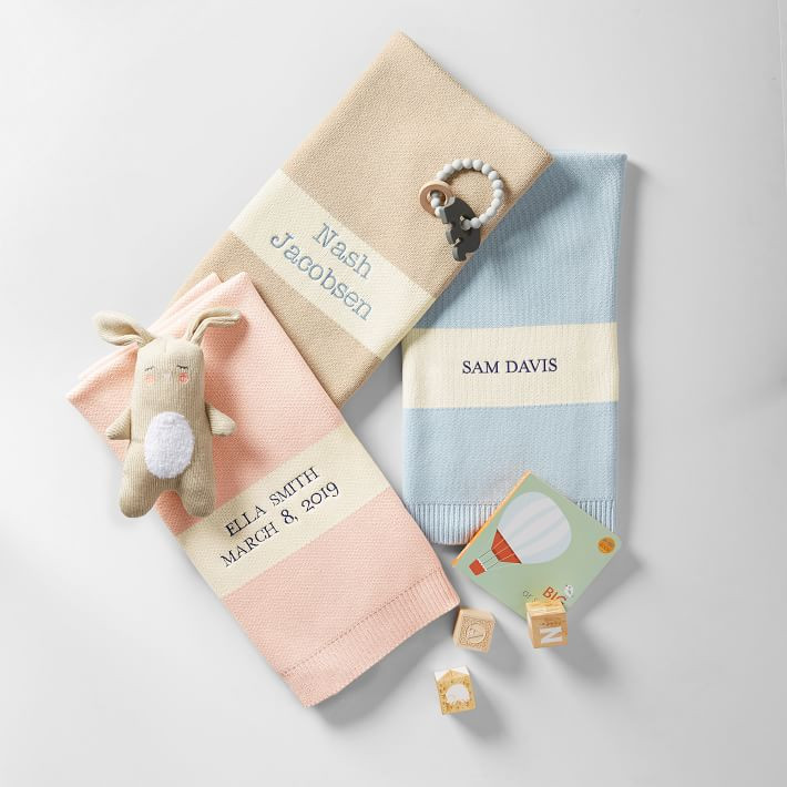 Cotton Cashmere Blend Stroller Blanket | Mark and Graham