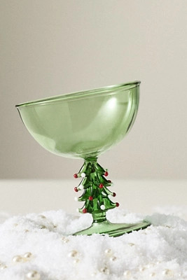 Icon Stemmed Coupe Glass | Anthropologie (US)