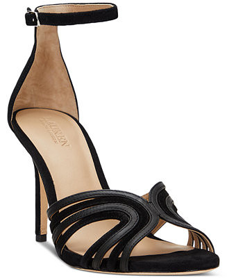 Lauren Ralph Lauren Women's Allie Multi-Strap Dress Sandals - Macy's | Macy's