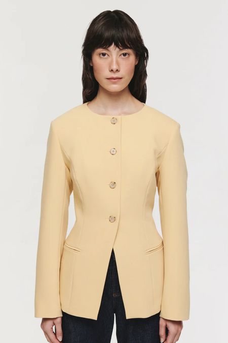 Back in stock this yellow Aligne blazer 

#LTKSpringSale #LTKstyletip #LTKSeasonal