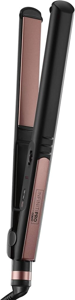 CONAIR INFINITIPRO Rose Gold Ceramic Flat Iron, 1-inch | Amazon (US)