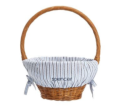 Multi Seersucker Easter Basket Liners | Pottery Barn Kids