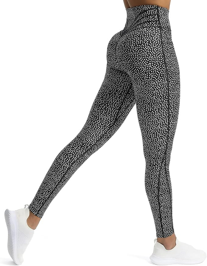 Aoxjox High Waisted Workout Leggings for Women Trinity Yoga Pants | Amazon (US)