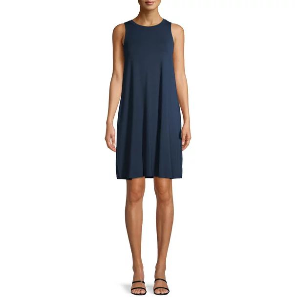 Time and Tru Women's Sleeveless Knit Dress | Walmart (US)