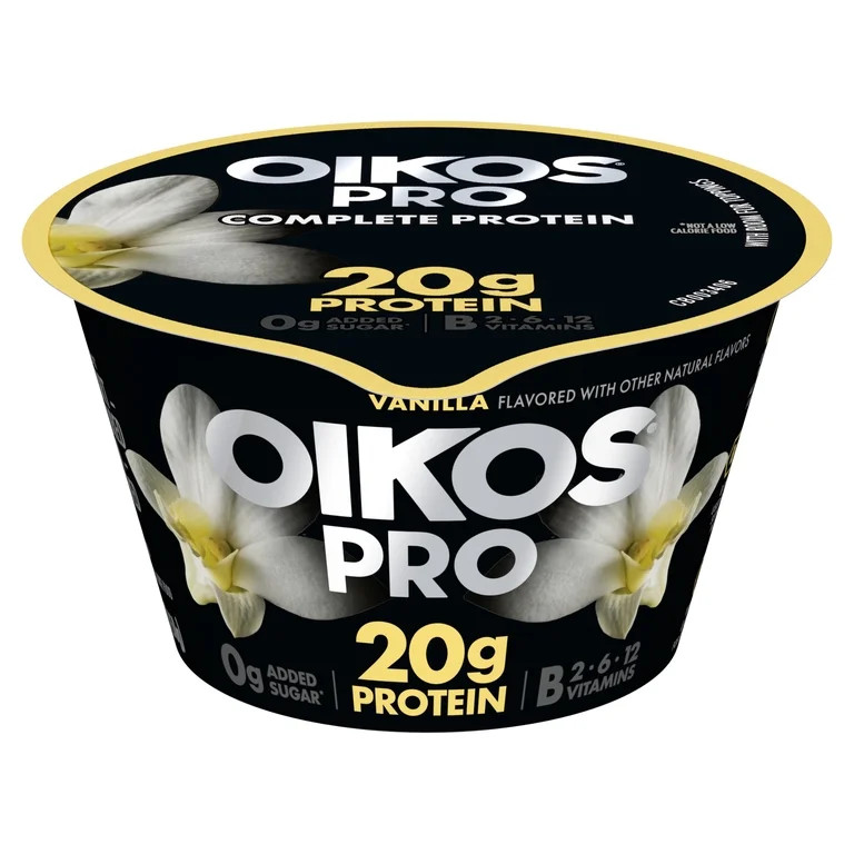 Oikos Pro 20g Protein, Vanilla Yogurt-Cultured Ultra-Filtered Milk&nbsp;Product Cup, 5.3 oz | Walmart (US)