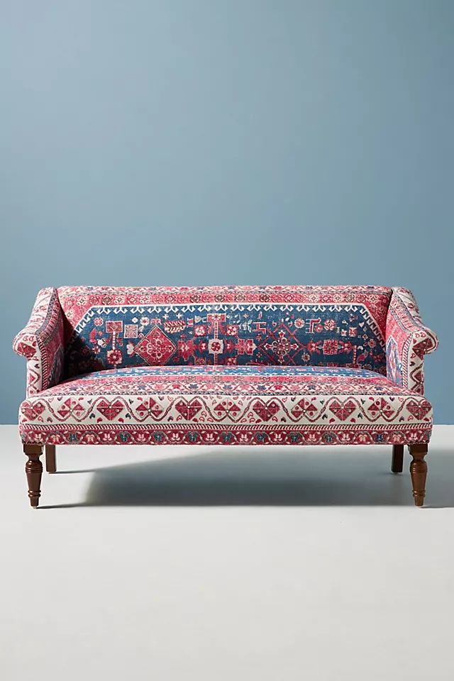 Rug-Printed Petite Anatolia Sofa | Anthropologie (US)