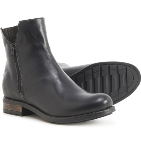 Taos Footwear Made in Portugal Zip It Lined Boots - Leather (For Women) | Sierra