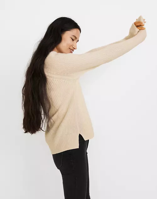 Ribbed Lyle Henley Sweater | Madewell