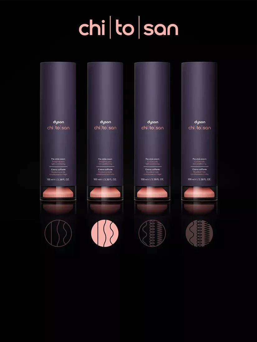 Dyson Chitosan™ Straight/Wavy Rich Pre Style Hair Cream | John Lewis (UK)