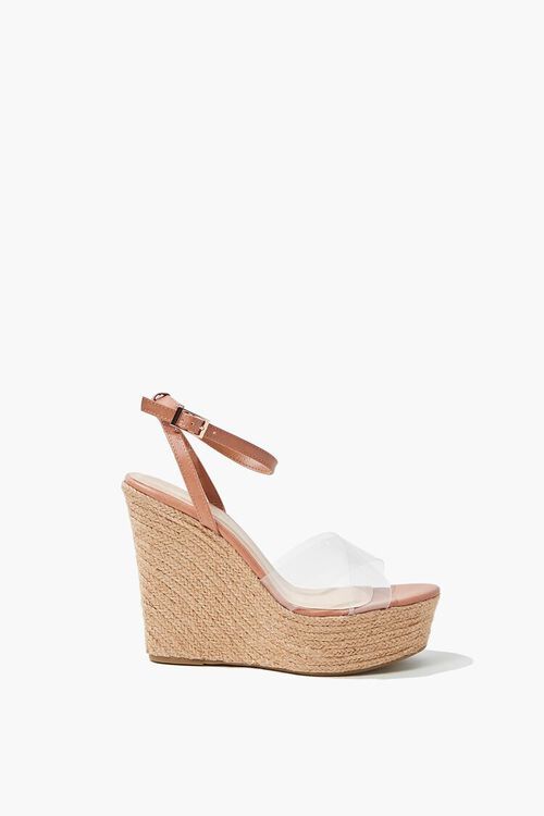 Clear-Strap Espadrille Wedges | Forever 21 (US)