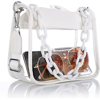 HAUTOCO Clear Bag Stadium Approved Clear Concert Purse for Women Clear Crossbody Handbag for Conc... | Amazon (US)