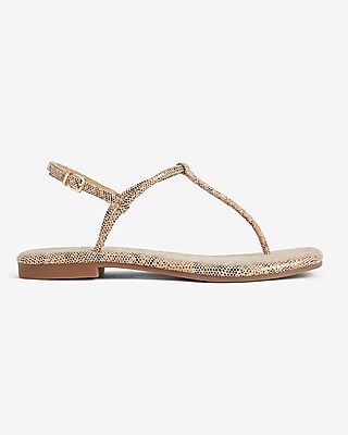 Simple T-strap Sandals | Express