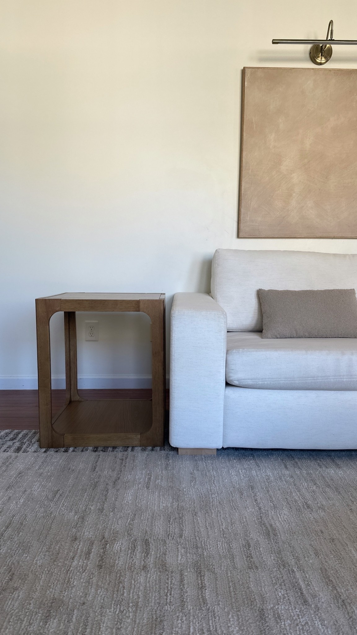 This solid wood side table is such a great size, sturdy, and a great price!

#LTKHome