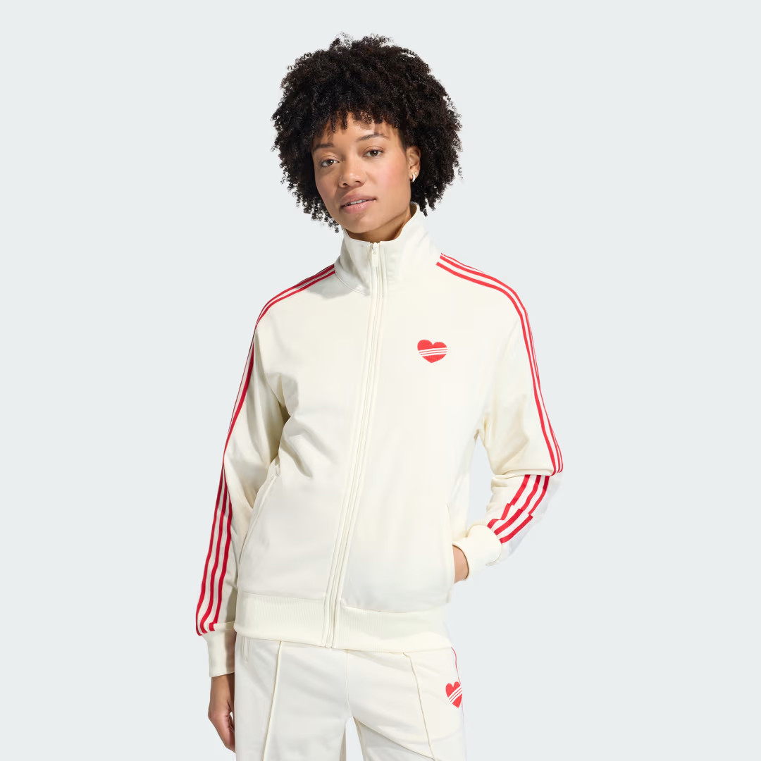 adidas FIREBIRD TRACK TOP LOOSE Cream White M - Womens Originals Jackets | adidas (US)