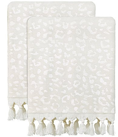 Avanti Linens x Nicole Miller Celina Leopard Print Bath Towel Set -  Bath Towel | Dillard's