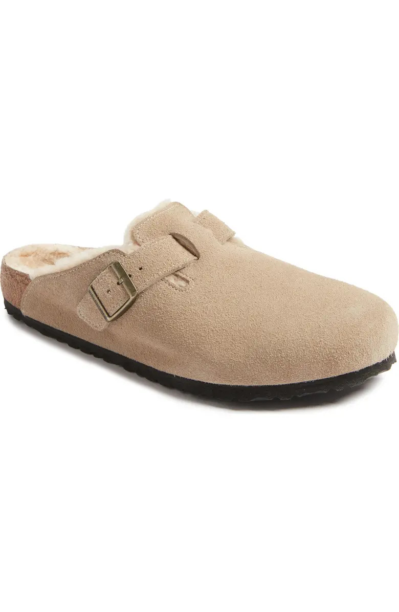 Birkenstock Boston Genuine Shearling Lined Clog (Men) | Nordstrom | Nordstrom