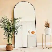 71" Arched Large Floor Full Length Mirror Free Standing - On Sale - Overstock - 33919262 | Bed Bath & Beyond