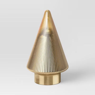 Medium Ribbed Glass Tree - Threshold™ | Target