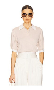 Helsa Liesel Polo in Oatmeal from Revolve.com | Revolve Clothing (Global)