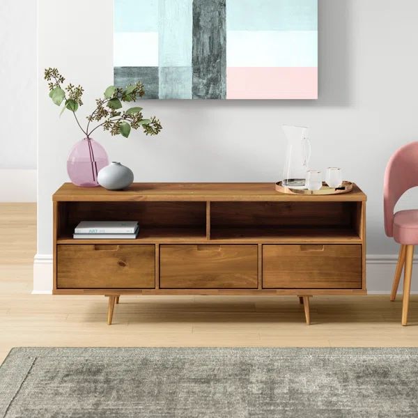 Sadie Solid Wood TV Stand for TVs up to 65" | Wayfair North America