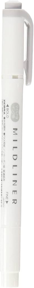Zebra Highlighter Mildliner, Mild Gray (WKT7-MGR) | Amazon (US)