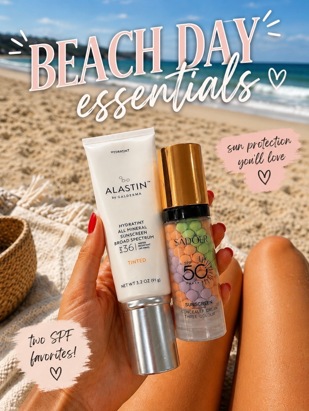 Protect your skin while keeping your makeup looking fresh! ☀️ These two SPF products have earned a spot in my beach bag for lightweight coverage, sun protection, and an easy everyday glow. Whether you’re headed to the beach, pool, vacation, or just running errands, these are summer must-haves. Save this pin for your next beach day! 🌊🏖️

#LTKdayinmylife #LTKOver40