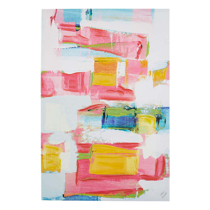 Colorful Abstract Canvas Wall Art, 24x36 | At Home