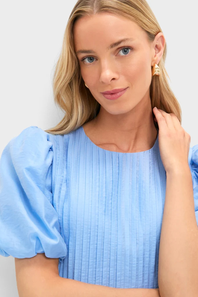 Cerulean Taffeta Mere Maxi Dress | Tuckernuck (US)