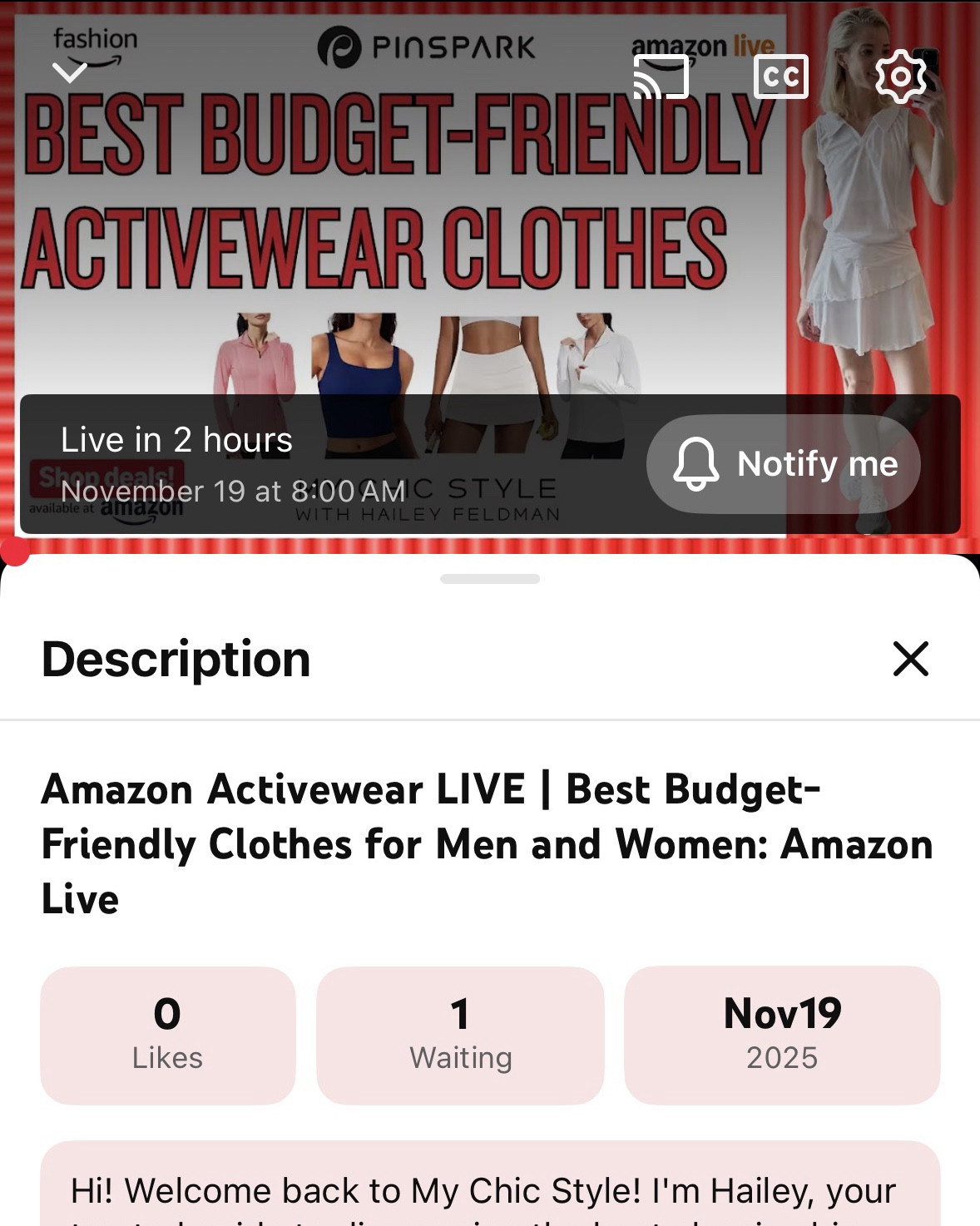 See you today at 8 AM on Amazon Live and YouTube live shopping! The show will run for about two hours. If you’re interested in finding the best affordable clothing for the gym and active wear styles for him and for her, this shows for you! Men’s clothing and women’s clothing, sporty chic active style.

#LTKGiftGuide #LTKMens #LTKActive