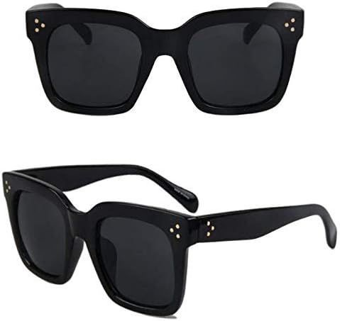 Black Square Sunglasses for Women Celeb Oversized Retro Vintage 2022 Ibiza Festival : Amazon.co.u... | Amazon (UK)