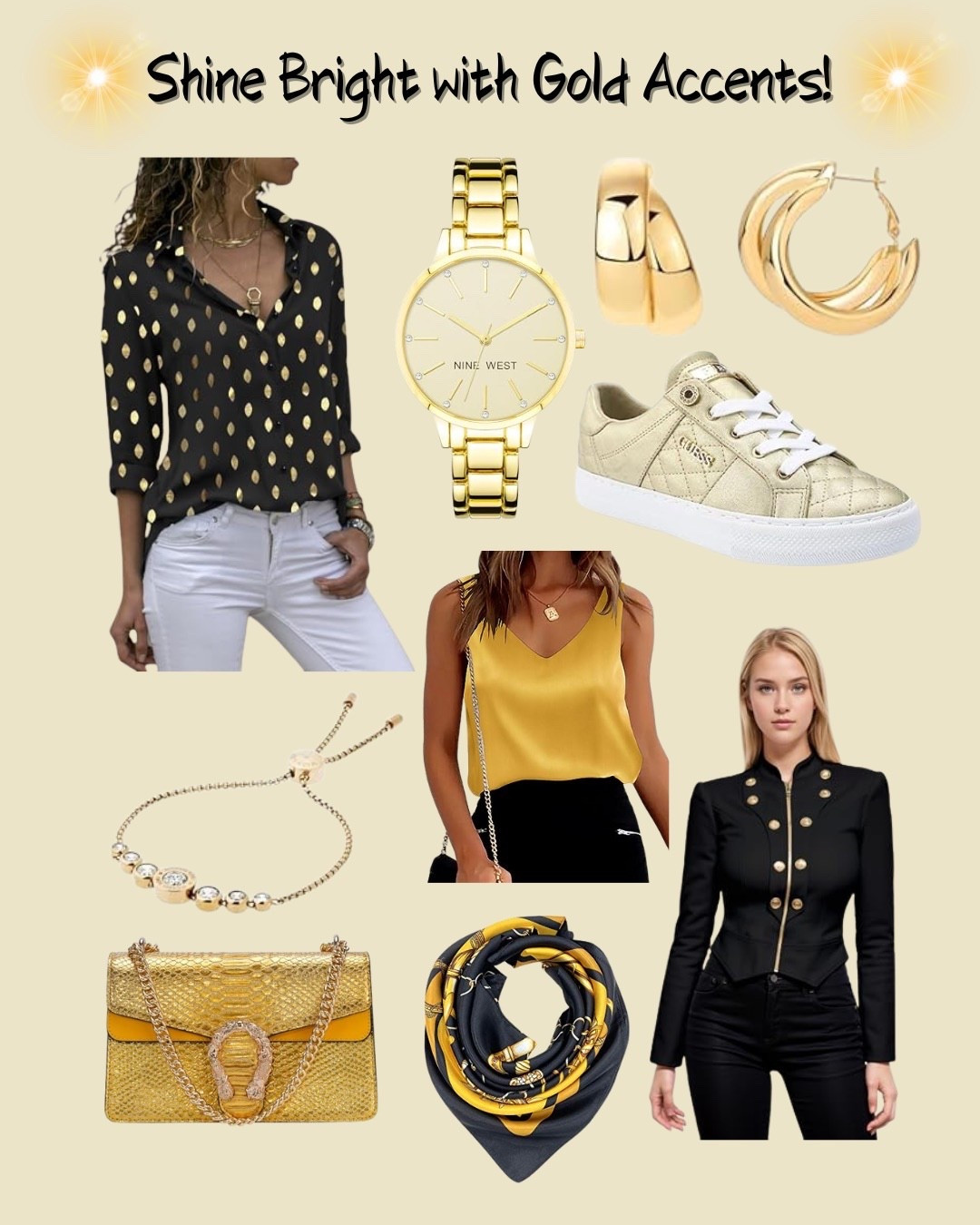 I’m so excited to share my favorite gold accent fashion and accessories! Whether you’re dressing up for a special occasion or just want to add a touch of glamour to your everyday look, these pieces are a must-have. Let’s sparkle! ✨

#LTKootd #LTKHoliday #LTKGiftGuide