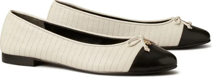 Quilted Cap Toe Ballet Flat (Women) | Nordstrom