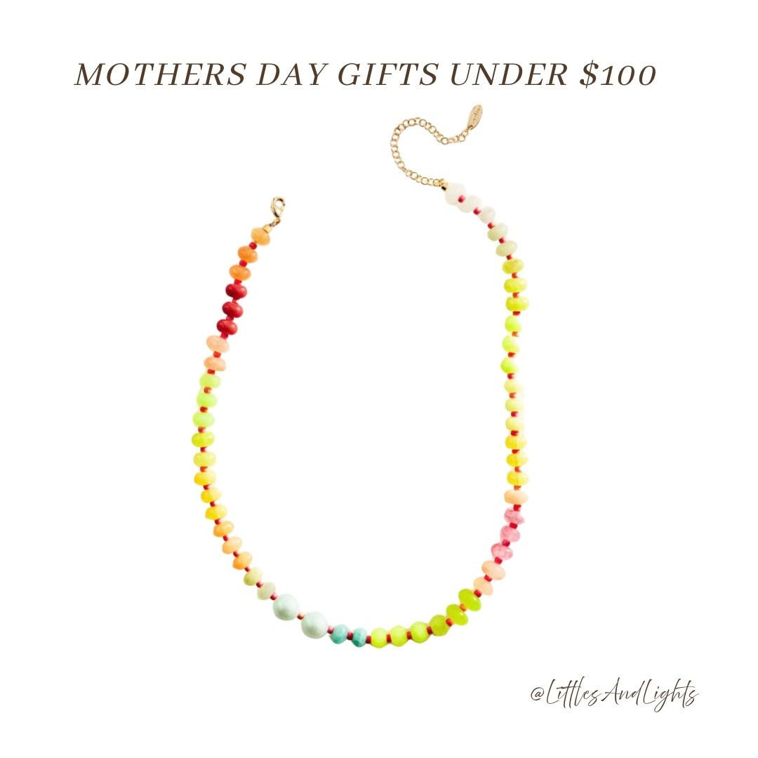 The it necklace this summer that will bring a pop of color to any outfit! Would make a great little Mother's Day gift, $50!

#LTKMothersDay