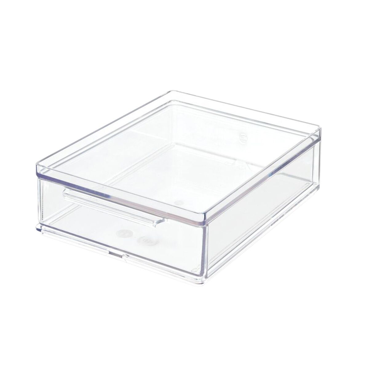 THE HOME EDIT Small Shallow Drawer Clear | The Container Store