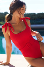 Click for more info about Beach Riot Sydney Belted One-Piece Swimsuit