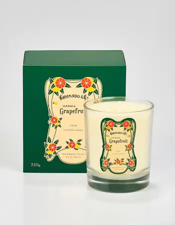 Gerânio & Grapefruit Scented Candle | Granado