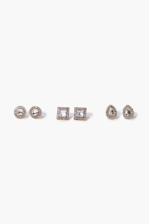 Faux Gem Stud Earring Set | Forever 21 (US)