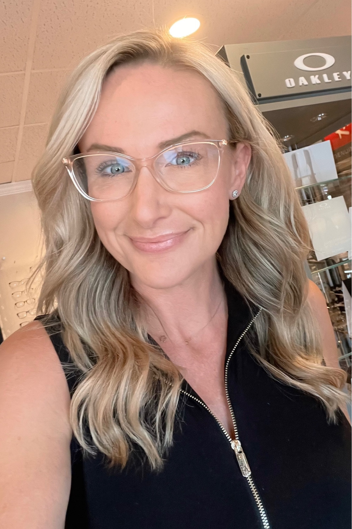 Nude transparent and rose gold Tiffany glasses elevate a classic eyewear style! 

#LTKstyletip #LTKsalealert