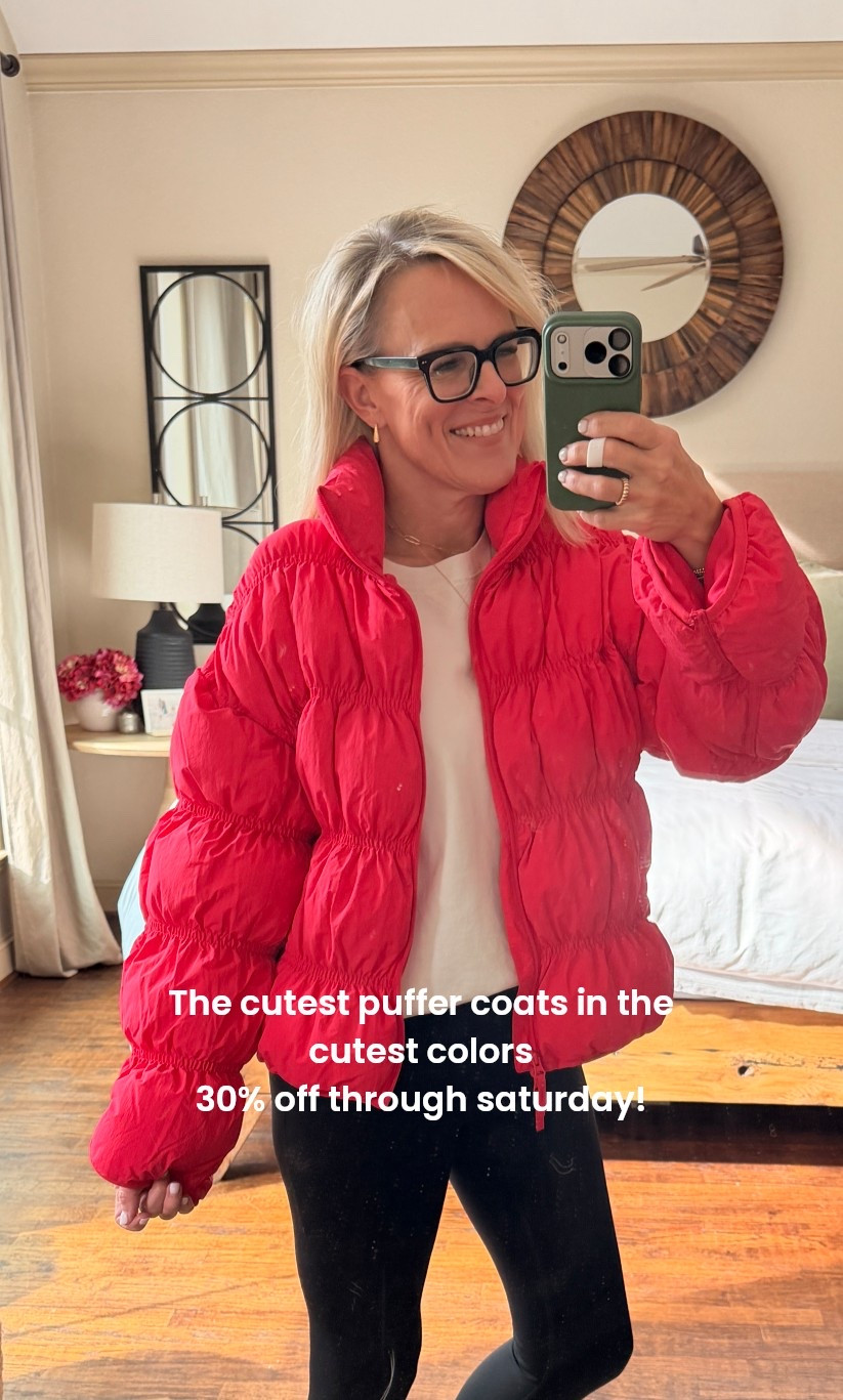 These jackets are light white and so dang cute! Already at a great price point, but 30% off through Saturday.
Come in lots of colors

Target 

#LTKActive #LTKOver40 #LTKTravel