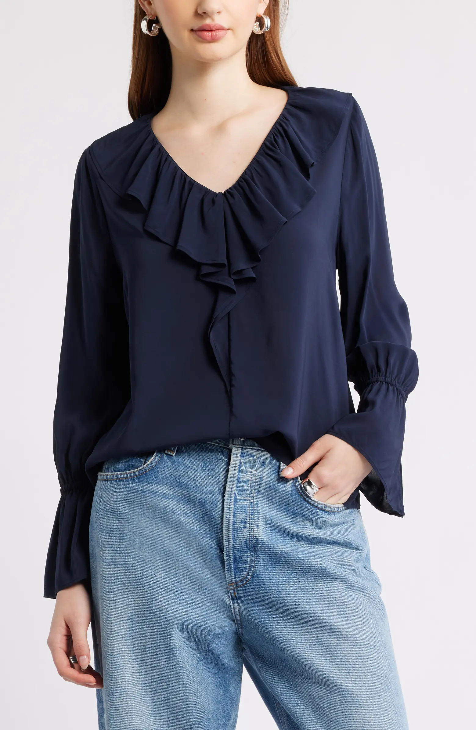 Ruffle Front Top | Nordstrom