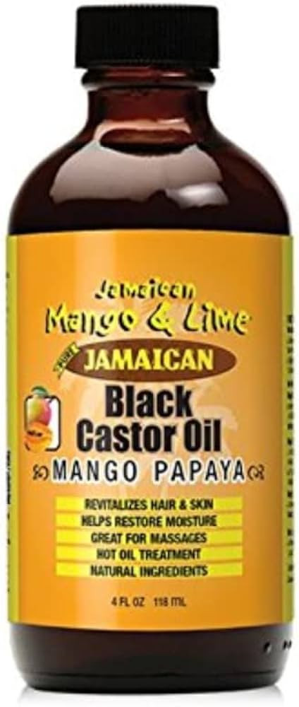 Jamaican Mango & Lime Black Castor Oil (Mango Papaya) 4oz | Amazon (US)