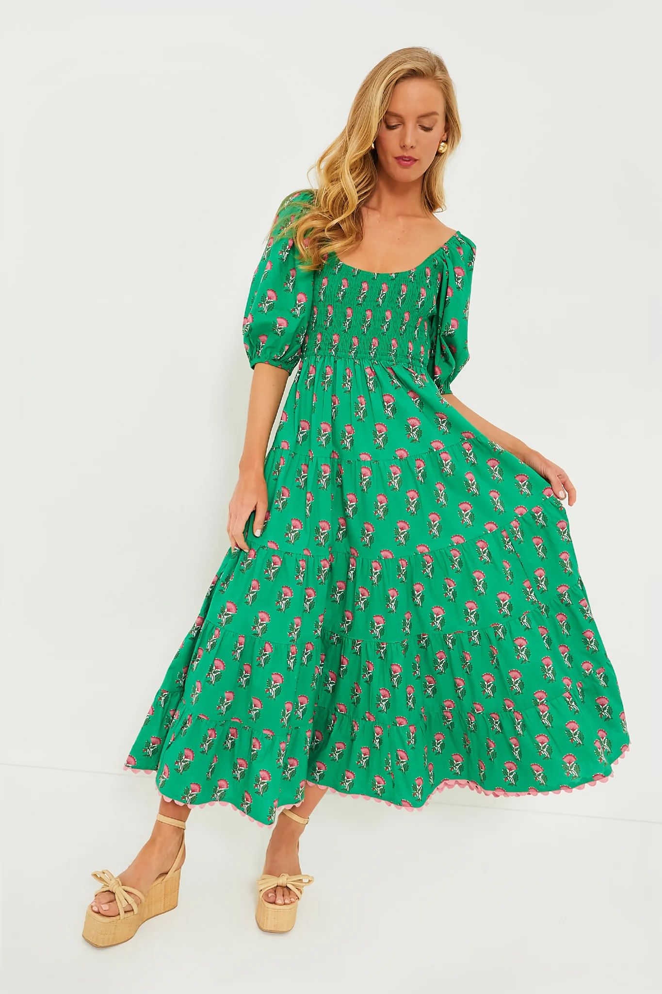 Parakeet Blossom Angelina Dress | Tuckernuck (US)