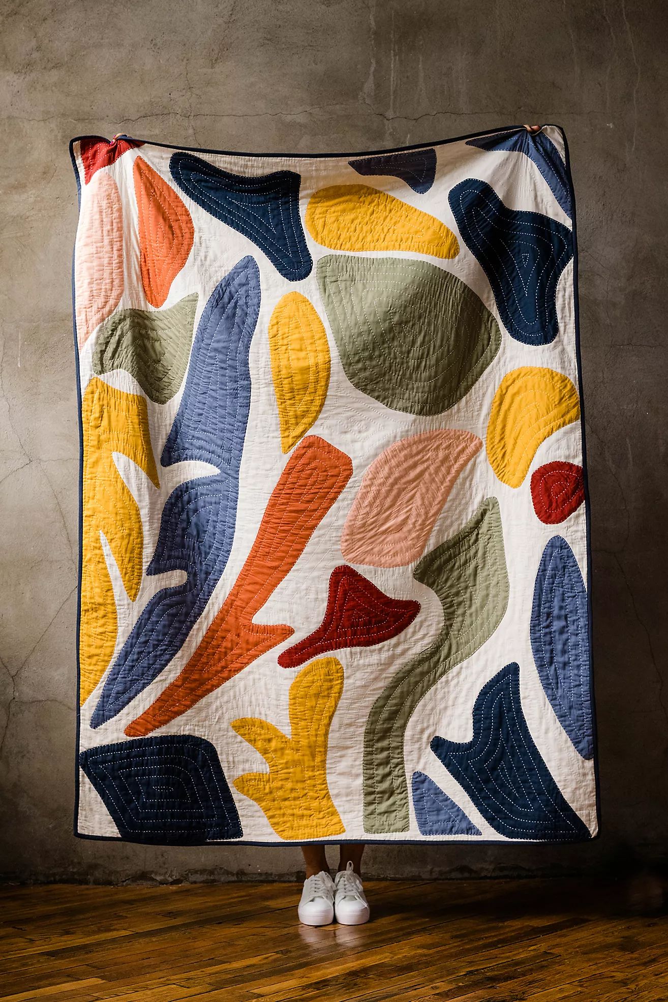 Anchal Petal Quilt Throw | Anthropologie (US)