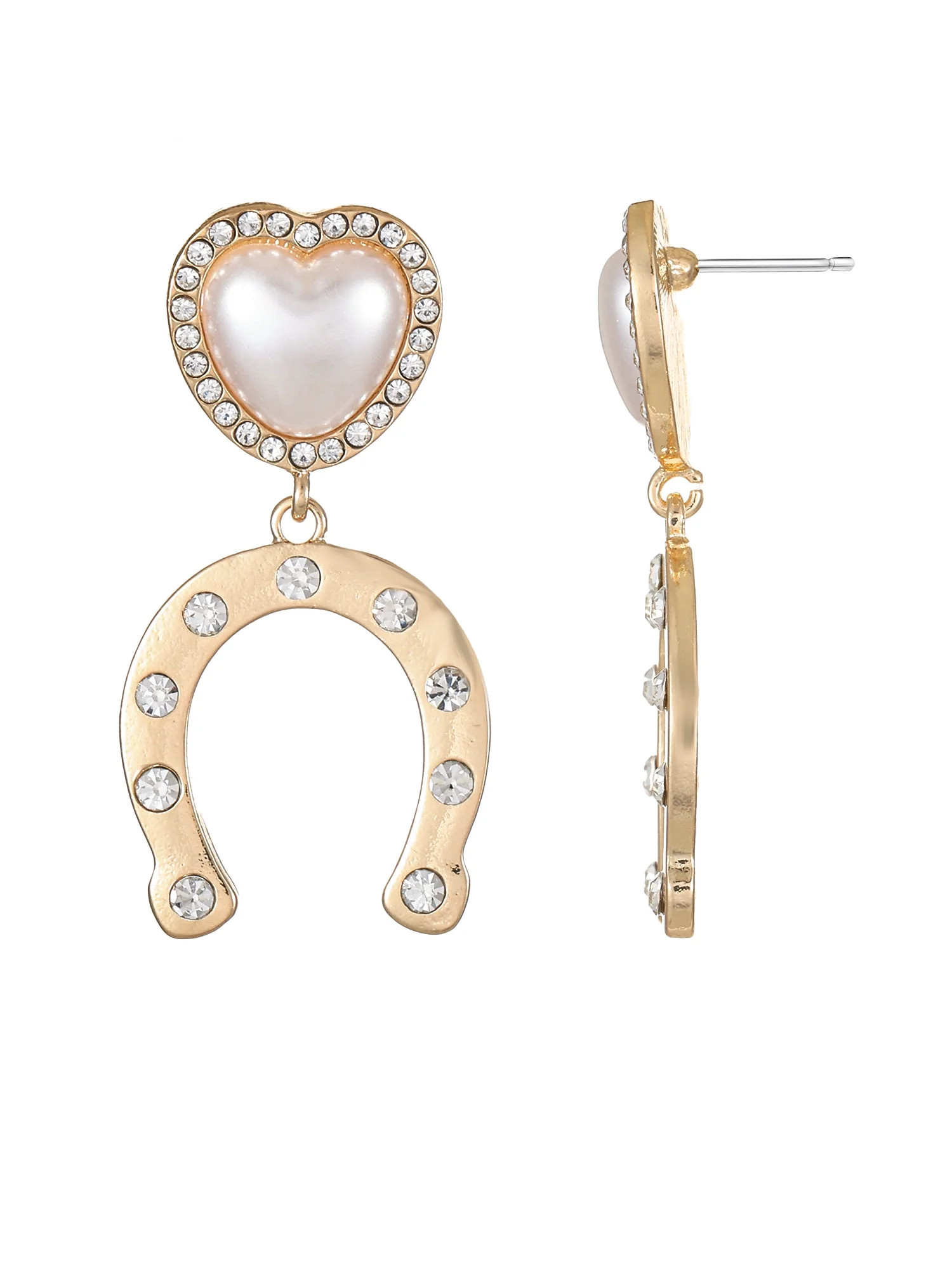 Packed Party Horseshoe Heart Earrings | Walmart (US)