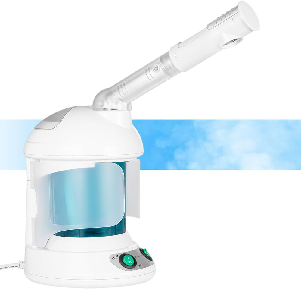 Facial Steamer DenniesCare Hot Mist Face Steamer Nano Ionic Table Top Mini Steamer Spa 360° Rota... | Amazon (US)