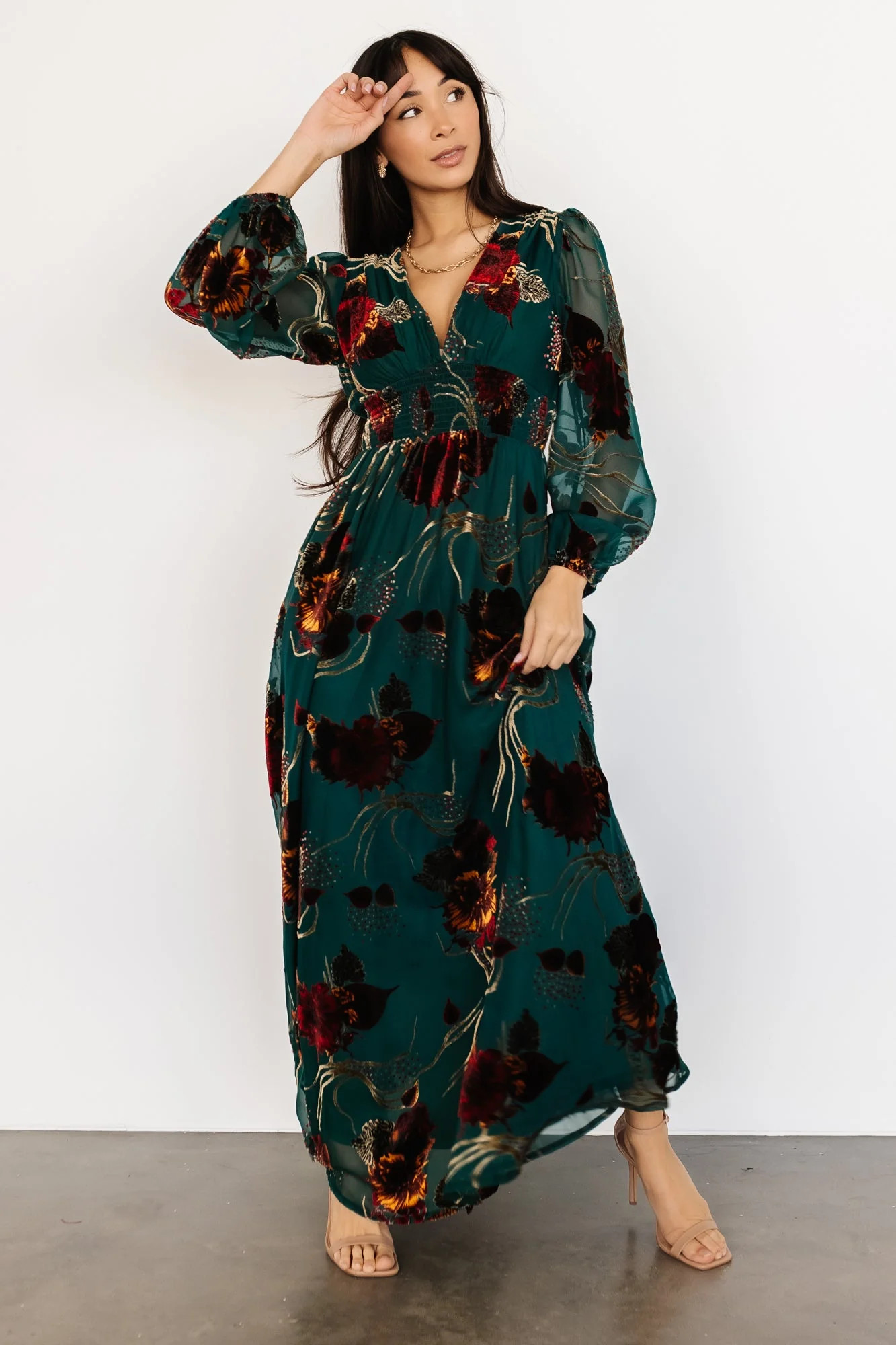Mikla Maxi Dress | Jade Multi | Baltic Born